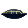 furn. Bee Deco Geometric Cushion Cover in Navy