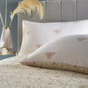 furn. Bee Deco Geometric Duvet Cover Set in Champagne