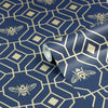 furn. Bee Deco Gold Foil Wallpaper in Navy