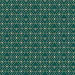 furn. Bee Deco Gold Foil Wallpaper in Emerald