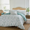 Floral Blue Bedding - Bella Reversible Floral Duvet Cover Set Blue Wylder