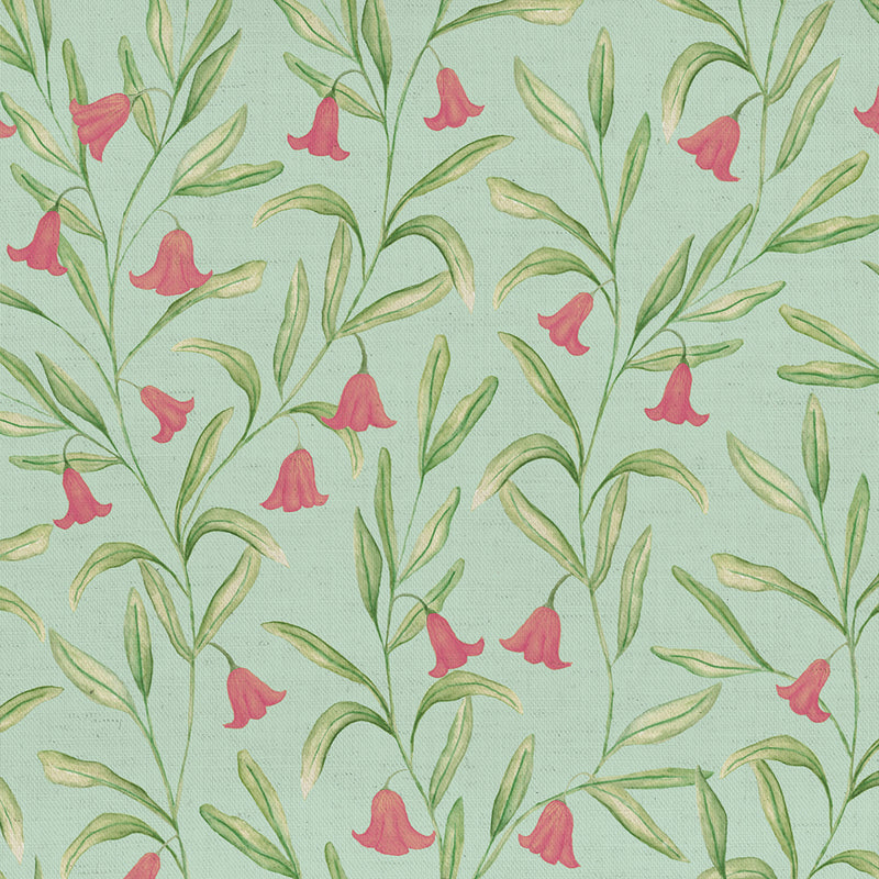  Samples - Bell Meadow  Fabric Sample Swatch Oasis Voyage Maison