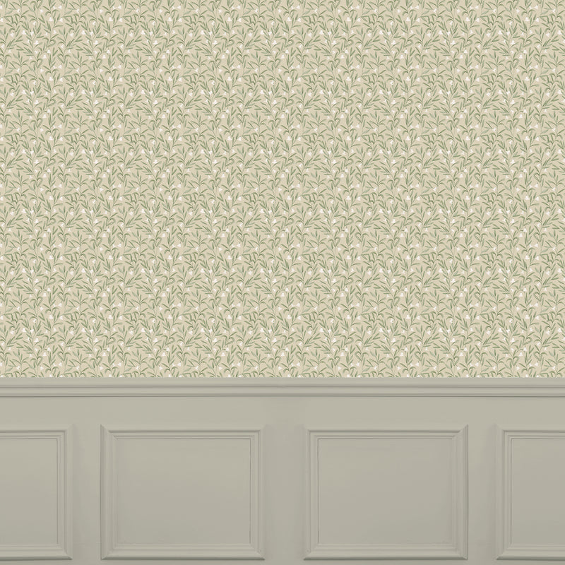  Wallpaper - Bell Meadow  1.4m Wide Width Wallpaer (By the Metre) Hazel Voyage Maison