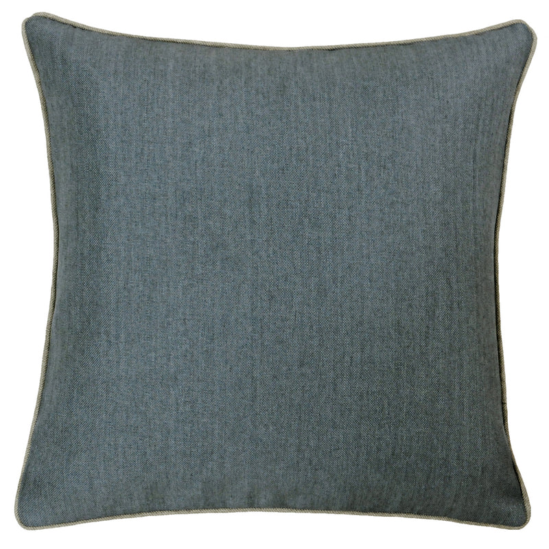 Bellucci Piped Contrasting Trim Cushion Graphite/Tobacco