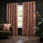 Wylder Bengal Eyelet Curtains in Amber