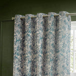 Wylder Bengal Eyelet Curtains in Wedgewood