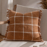 Yard Beni Cushion Cover in Ginger/Natural