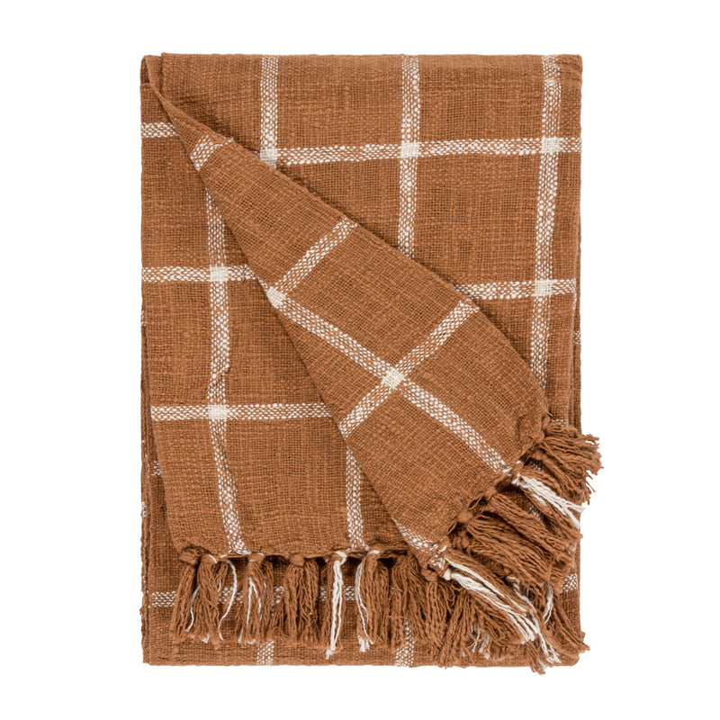 Yard Beni Throw in Ginger/Natural