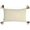 furn. Benji Tufted Cushion Cover in Black/Ochre