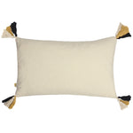 furn. Benji Tufted Cushion Cover in Black/Ochre