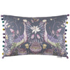 Animal Purple Cushions - Bennu Printed Cushion Cover Amethyst Voyage Maison