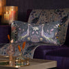 Animal Purple Cushions - Bennu Printed Cushion Cover Amethyst Voyage Maison