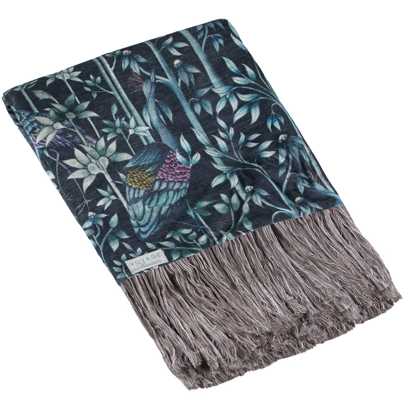 Voyage Maison Bennu Printed Throw in Emerald