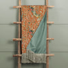 Voyage Maison Bennu Printed Throw in Rust