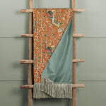 Voyage Maison Bennu Printed Throw in Rust