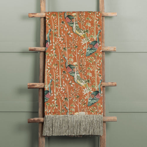 Voyage Maison Bennu Printed Throw in Rust