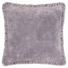  Cushions - Bertie Washed Cotton Velvet Feather Filled Cushion Mauve Yard