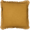 Yard Bertie Washed Cotton Velvet Cushion Cover in Saffron