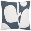 Floral Blue Cushions - Betel Embroidered Cushion Cover Bluebell Additions