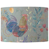 Voyage Maison Bilbury Flock Eva Lamp Shade in Robins Egg