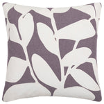 Floral Purple Cushions - Birch Embroidered Cushion Cover Mauve Additions