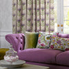 Voyage Maison Blair Printed Linen Fabric in Damson