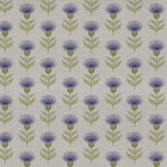 Floral Purple Fabric - Blair Printed Linen Fabric Juniper Voyage Maison