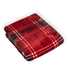 Check Red Throws - Blake Check Fleece Throw Red furn. 