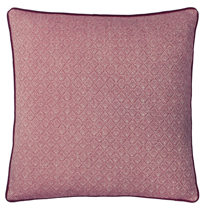 Paoletti Blenheim Geometric Cushion Cover in Berry