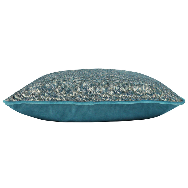 Paoletti Blenheim Geometric Cushion Cover in Teal