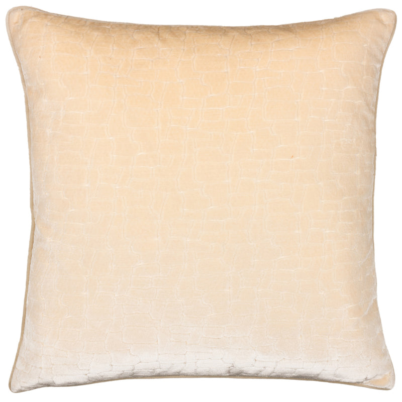 Paoletti Bloomsbury Velvet Cushion Cover in Ivory