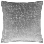 Paoletti Bloomsbury Velvet Cushion Cover in Silver