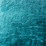 Paoletti Bloomsbury Velvet Cushion Cover in Teal