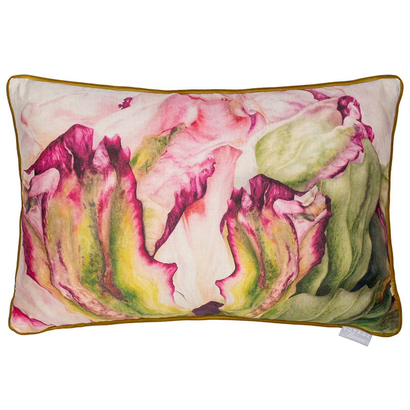 Marie Burke Bodmin Printed Cushion Cover in Fuchsia