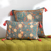 Floral Blue Cushions - Bolais  Cushion Cover Blue Wylder