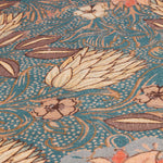 Wylder Bolais Floral Tasselled Indoor Rug in Blue