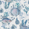  Fabric - Bollu Printed Cotton Fabric (By The Metre) Marine Voyage Maison