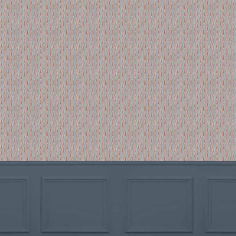 Voyage Maison Bollu 1.4m Wide Width Wallpaper in Tangerine