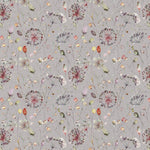 Floral Pink Fabric - Boronia Printed Cotton Fabric Boysenberry Heather Voyage Maison