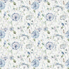 Voyage Maison Boronia Printed Satin Fabric in Crocus/Satin