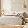 Yard Boucle Duvet Cover Set in Greige