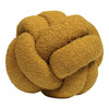 furn. Boucle Knot Fleece Ready Filled Cushion in Saffron