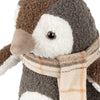 Paoletti Boucle Penguin Door Stop in Warm Grey