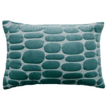 Geometric Blue Cushions - Boulder Embroidered Cushion Cover Ocean Additions