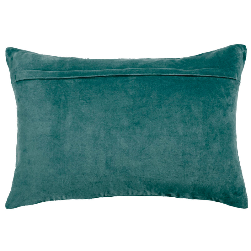 Geometric Blue Cushions - Boulder Embroidered Cushion Cover Ocean Additions