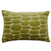 Geometric Green Cushions - Boulder Embroidered Cushion Cover Olive Additions