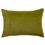 Geometric Green Cushions - Boulder Embroidered Cushion Cover Olive Additions