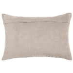 Geometric Cream Cushions - Boulder Embroidered Cushion Cover Quartz Additions