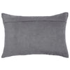 Geometric Grey Cushions - Boulder Embroidered Cushion Cover Steel Additions