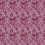 Fauna Pink Fabric - Bracken Printed Cotton Fabric Berry Voyage Maison